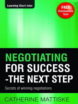cover image of Negotiating for Success